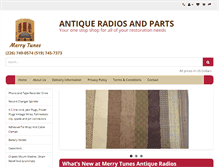 Tablet Screenshot of antiqueradiosandparts.com